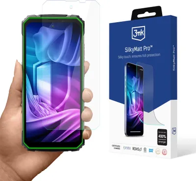Produktbild von 3mk Display Schutzfolie Self-Heal Silky Matt Pro für Blackview BV8100 Self-Heal
