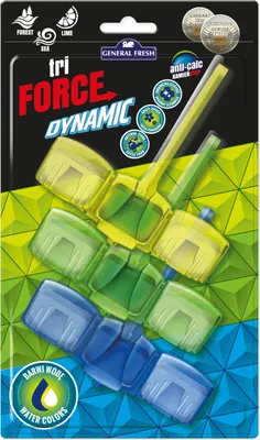 Zdjęcie produktu dla Pol-Hun Tri-Force Dynamic - Zawieszki Do Wc 3W1: Las, Limonka, Morze