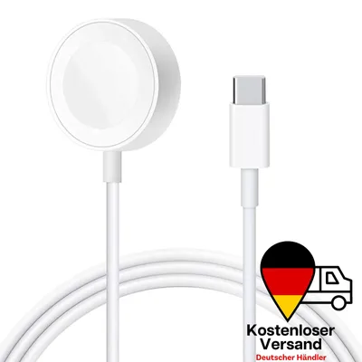 Produktbild von Ladekabel für Apple Watch - 1m - Apple Watch Ladegerät - Magnetische Apple Watch Ladestation - Weiß