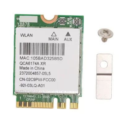 Image de Carte réseau sans fil, 867M 2,4 GHz 5 GHz bi-bande, carte PCB sans fil résistante à l'usure avec interface M.2 pour ordinateurs portables