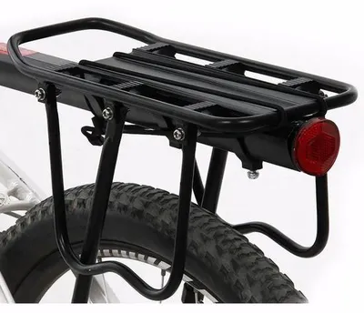 Zdjęcie produktu dla regulowany bagażnik rowerowy ze stopu aluminium z odblaskiem do roweru górskiego