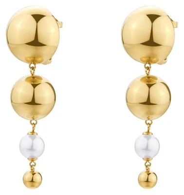 Immagine prodotto di Orecchini lunghi eleganti con perla sintetica Perfect BPC61