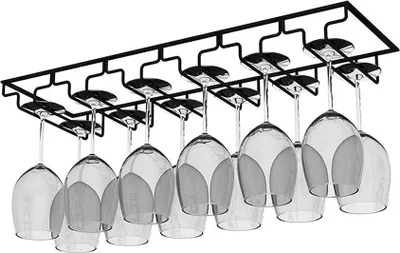 Produktbild von MIPAN Weinglasregal Gläserhalter aus Metall,Stemware Racks, Kann 8-12 Weingläser halten 60*22.5*5.5cm