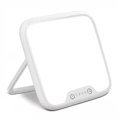 Produktbild von Tageslichtlampe, 10000 Lux lampe mit Memory Funktion,Timer, UV-Frei Sonnenlicht Lampe,Stufenlosem Dimmen, Faltbar Halterung, fš¹r Hause/Bš¹ro