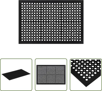 Produktbild von The Living Store Fußmatte Rechteckig 60x90 cm Gummi
