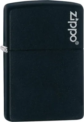 Produktbild von Zippo Schwarz Matt Feuerzeug 218Zl / 60001203