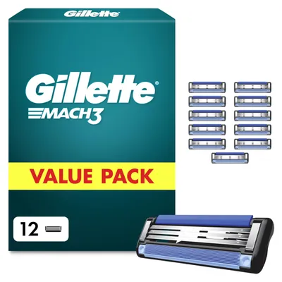 Obrázek produktu pro Gillette 8700216503372 Gillette Mach3 Rasierklingen 12 St.