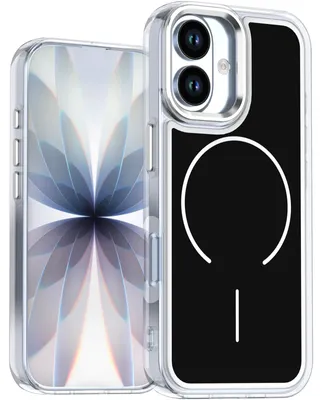 Produktbild von Magnetische Hülle für iPhone 17, Dünn Klare Stoßfest Handyhülle, Kompatibel mit MagSafe Schwarz