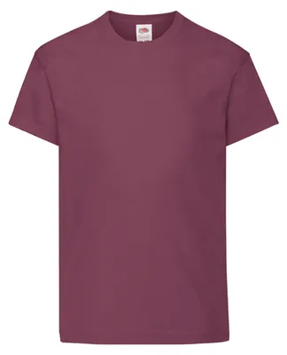Image de Fruit of the Loom - T-shirt « Original » pour enfants LT2039 (152-158) (bordeaux)
