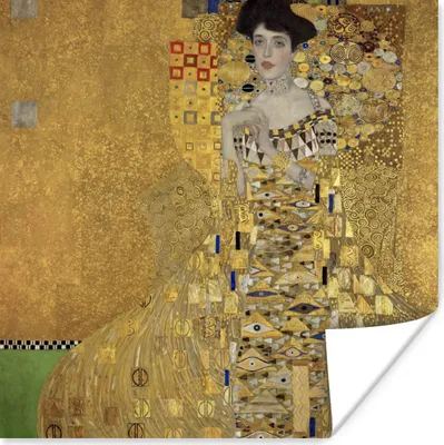 Produktbild von MuchoWow® Poster Porträt von Adèle Bloch-Bauer I - Gustav Klimt 30x30 cm - Wandposter - Printing