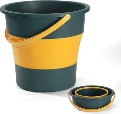Produktbild von Famanu Faltbare Eimer - 10 Liter Wasserbehälter für Camping und Angeln