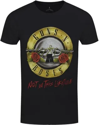 Produktbild von Guns N Roses - "Not in this Lifetime Tour" T-Shirt für Herren/Damen Uni RO1518 (XL) (Schwarz)