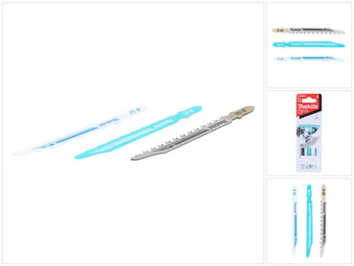Obrázok produktu pre Makita SELECTION PACK SUPER EXPRESS - sada pílových listov - na drevo, kov - 3 kusy - dĺžka: 75 mm