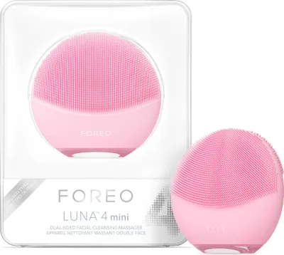 Produktbild von FOREO LUNA 4 mini Gesichtsreinigungsbürste – Sanfte Reinigung & Massage – Smartes Beauty Tool für alle Hauttypen – Kompaktes Design für tägliche Pflege