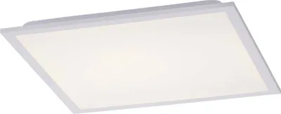 A white rectangular LED ceiling light.