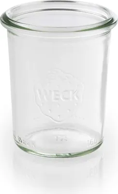 Immagine prodotto di APS Original Weck Gourmet-Gläser 12er Set, Inhalt: 0,16 Liter, Höhe: 80 mm