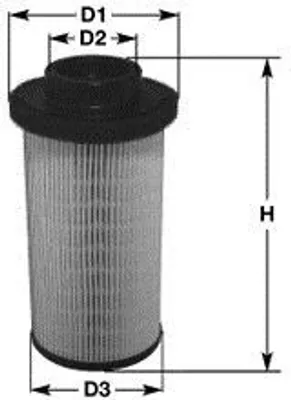 Image de Filtre à carburant CLEAN FILTER MG1653 Elément filtrant