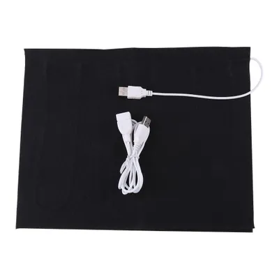 Immagine prodotto di 1 cuscino riscaldante USB da 5 V per abiti, sedili e animali domestici, elemento riscaldante con regolazione della temperatura da 35 °C a 50 °C