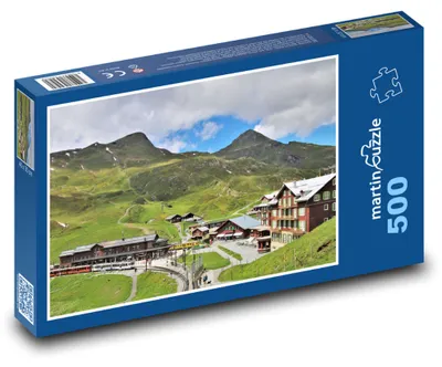 Obrázek produktu pro martinpuzzle - Puzzle 500 - Švýcarsko - Jungfrau
