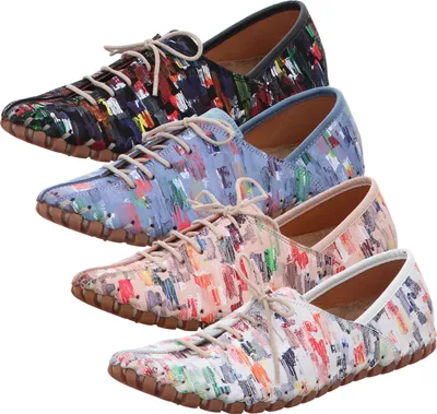 Produktbild von Gemini 031215-19 Damen Schnürschuh Slipper Leder, Größe:36 EU, Farbe:Weiß