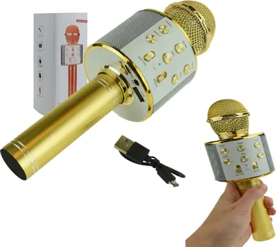 Produktbild von Kabelloses Karaoke-Mikrofon Bluetooth Lautsprecher