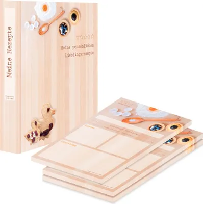 Produktbild von PRICARO Rezeptordner mit Rezeptblock "Backen", A5