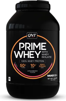 Produktbild von QNT Prime Whey - 2 Kg-Dose Strawberry