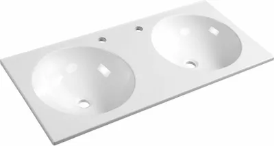 Produktbild von Sapho JUNO Gussmarmor-Waschtisch 100x47cm, weiß