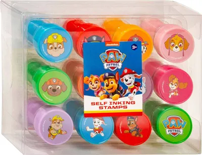 Zdjęcie produktu dla Totum PAW Patrol Zestaw 12 stempli do samodzielnego stemplowania Totum - kreatywne zabawki do stemplowania
