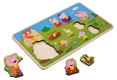 Image de Puzzle à encastrer - Peppa Pig : La famille