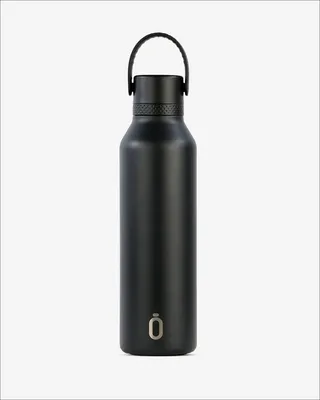 Produktbild von Runbott Mii Edelstahl-Thermoflasche mit Isolierung – 600ml, Schwarz
