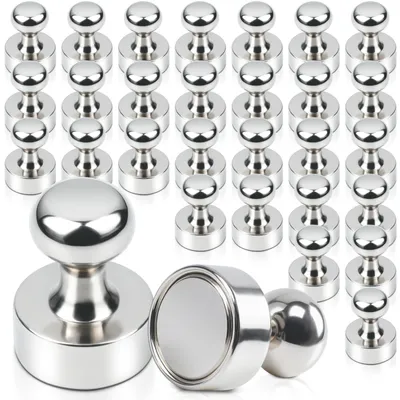 Image de 30 aimants puissants (12 x 16 mm), aimants en néodyme ultra-puissants, mini-aimants puissants pour tableaux magnétiques, petits aimants pour tableaux d'affichage, tableaux blancs, réfrigérateurs, au bureau et à la maison