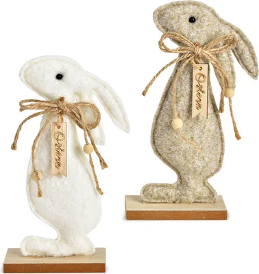 Produktbild von Osterhasen Set Osterdeko Textil Frühlingsdeko Ostern 20 cm