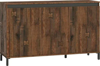 Produktbild von Sideboard >GENIO industrial< in Eiche, Holzwerkstoff - 138x84x40cm (BxHxT)