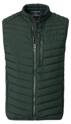 Produktbild von CASAMODA Herren Outdoor-Steppweste Stehkragen Zipper  Olivgrün M