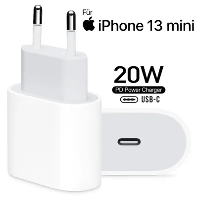 Produktbild von Apple 20W USB-C Power Adapter Ladegerät Charger für iPhone 16 15 14 13 12 11 X Pro Max Original Verpackt