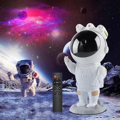 Productafbeelding van Astronaut Sterren Projector - Galaxy Projector - Star Projector - Nachtlamp - Nachtlamp voor Slaapkamer - Sterrennachtlicht