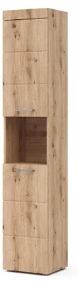 Produktbild von Badschrank Vicco Luna Eiche Wotan 37 x 190 cm, Model 36757