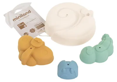 Sandförmchen-Set, 4 Stück, mehrfarbig, 14 cm
