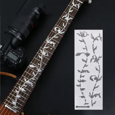 Zdjęcie produktu dla INF Naklejki na Gryf Gitary - Markery Progów do Gitar Akustycznych i Elektrycznych model 2