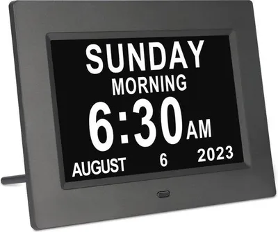 Immagine prodotto di Orologio digitale per anziani con funzione sveglia e regolazione automatica della luminosità