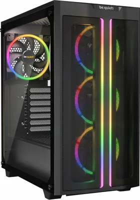 Produktbild von Be Quiet! Pure Base 500 FX ARGB gehärtetes Glas USB-C Schwarz