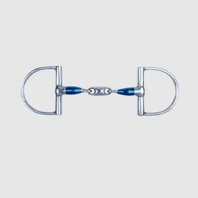 Obrázok produktu pre Waldhausen D-Ring Snaffle Double Broken Anatomical 16 mm Sweet Iron 10,5 cm
