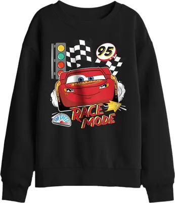 Produktbild von Cars - "Race Mode 95" Sweatshirt für Kinder TV30118 (128) (Schwarz)