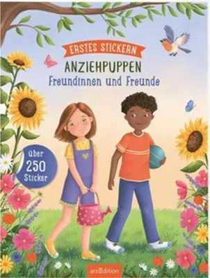 Obrázok produktu pre Erstes Stickern Anziehpuppen - Freundinnen und Freunde