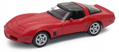 Produktbild von Welly Chevrolet Corvette 1982 Modellauto Rot 1:32
