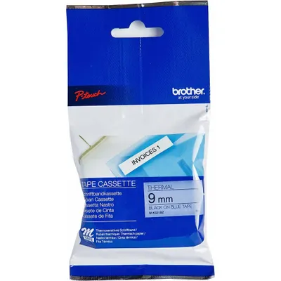 Produktbild von Brother M-K521B, Scwarz auf blau, M, Grau, Wärmeübertragung, China, Glanz