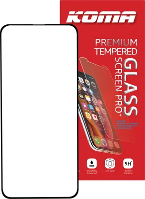Obrázek produktu pro KOMA Tvrzené sklo Full Cover pro Samsung A52 4G, zaoblení 3D, tvrdost 9H