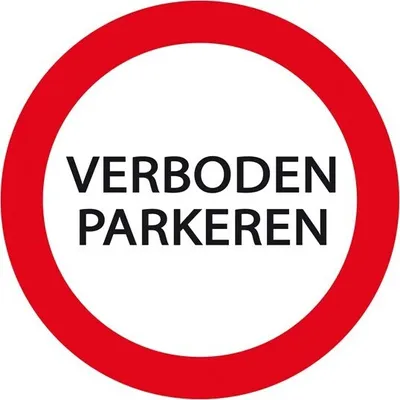 Produktbild von Carpoint Bord Parkeren Verboden Ø 24cm