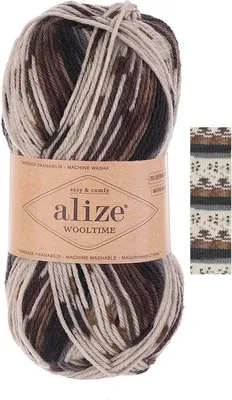 100g Sockenwolle Alize Wooltime Gentlemens Club